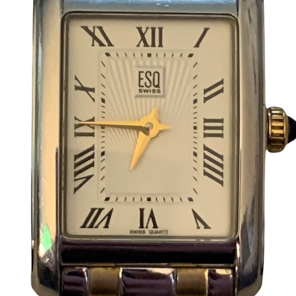 ESQ Swiss vintage Women’s watch two tone gold and silver - Picture 4 of 10